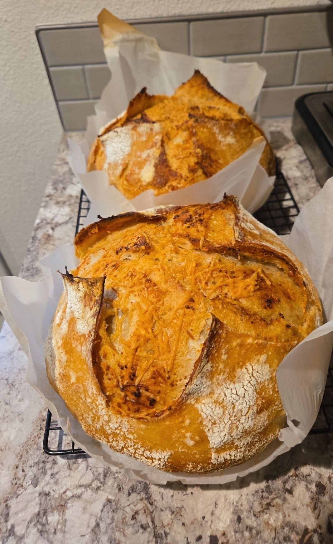 Parmesan Garlic Sourdough